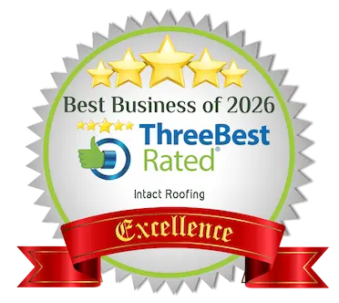 Intact Roofing awarded Best Business of 2026 in Vaughan by Three Best Rated - Excellence Award.