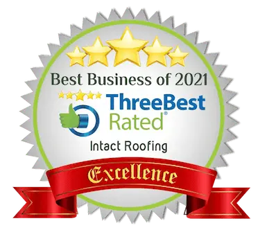 Intact Roofing - Awarded Best Business of 2021 in Vaughan by Three Best Rated