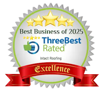 Intact Roofing - Awarded Best Business of 2025 in Vaughan by Three Best Rated.